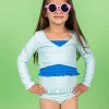 Spearmint | Mini Wrap Top Rashguard