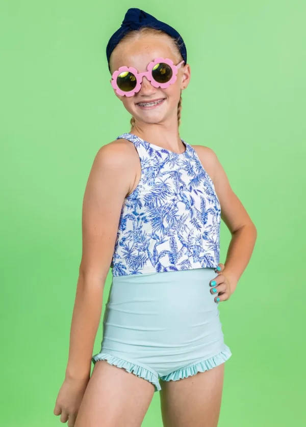 Spearmint | Youth All Ruffled Up Bottoms