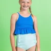 Spearmint | Youth Down in Front Ruffle Bottoms