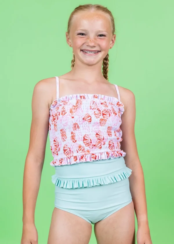 Spearmint | Youth Mid-Ruffle Bottoms
