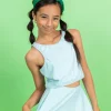 Spearmint | Youth Racer Back Top