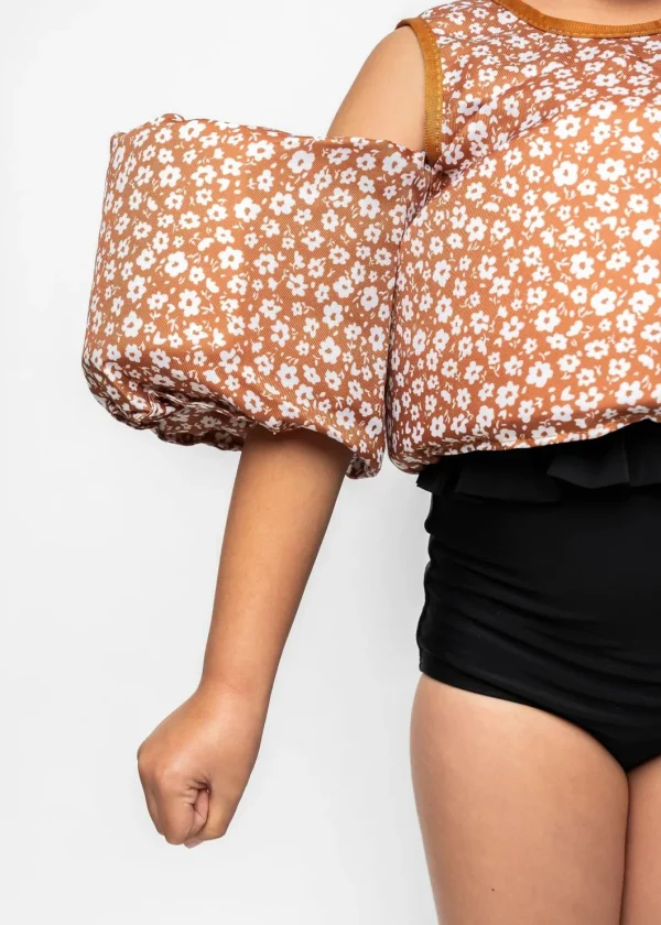 Splasher | Brown Ditsy Floral