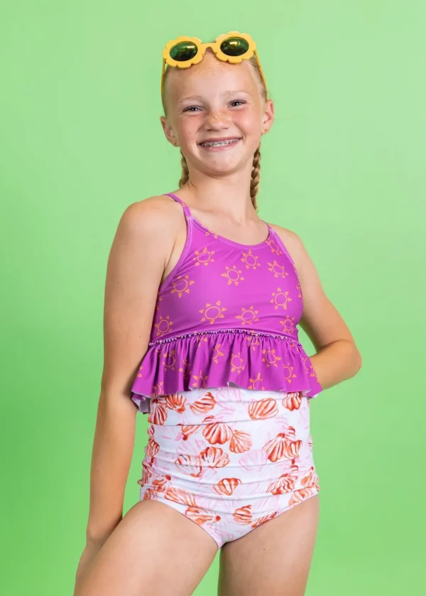 Suns | Youth Peplum Top