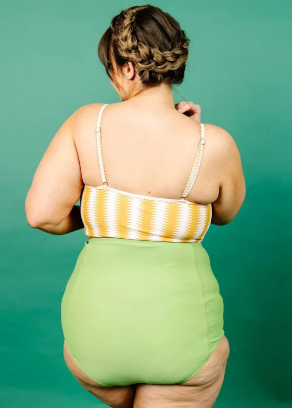 Sweet Pea Green | Extended High-Waisted Bottoms
