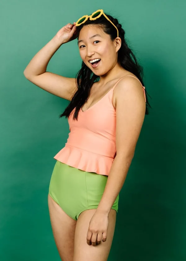 Sweet Pea Green | High-Waisted Bottoms