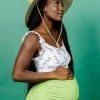 Sweet Pea Green | Maternity Bottoms