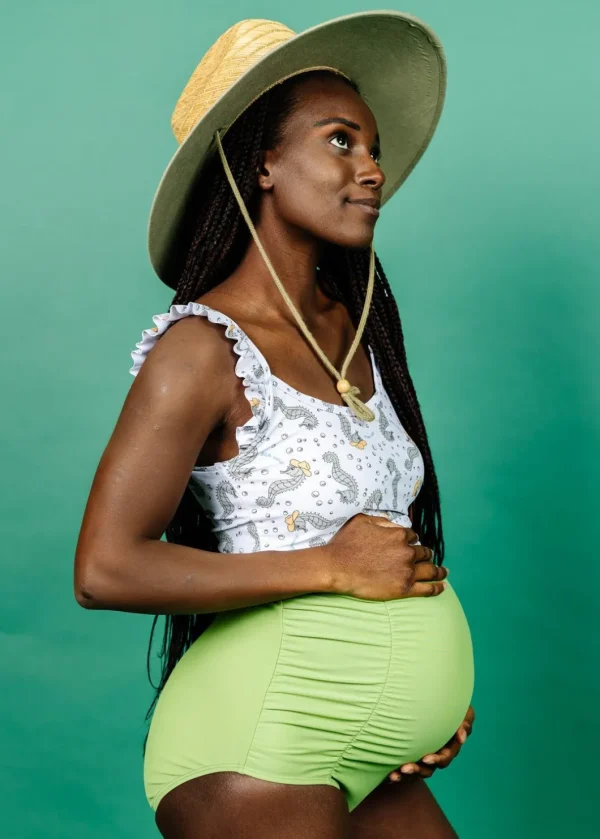 Sweet Pea Green | Maternity Bottoms