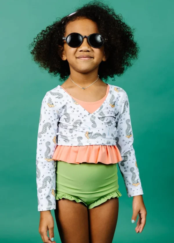 Sweet Pea Green | Mini All Ruffled Up Bottoms