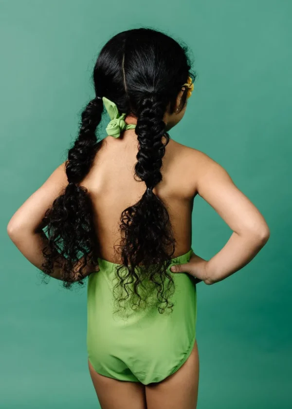 Sweet Pea Green | Mini Romper One-Piece