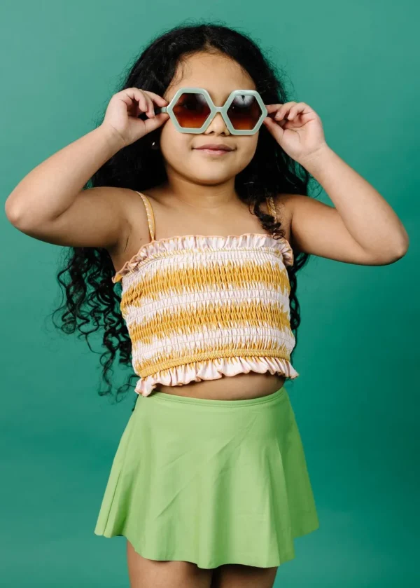 Sweet Pea Green | Mini Who Wears Short Skirts