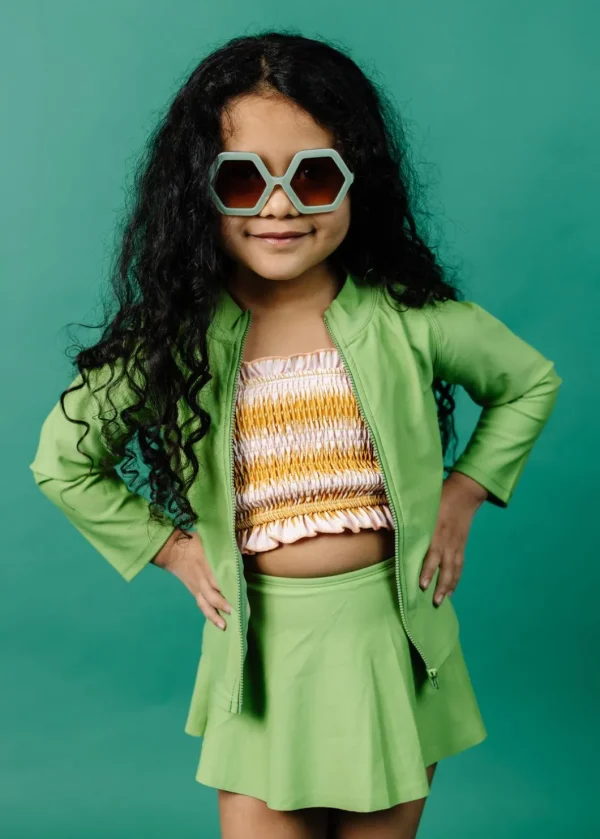 Sweet Pea Green | Mini Who Wears Short Skirts