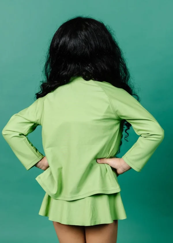 Sweet Pea Green | Mini Who Wears Short Skirts