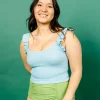 Sweet Pea Green | Ruched Bottoms 2.0