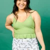 Sweet Pea Green | Scoop Back Top