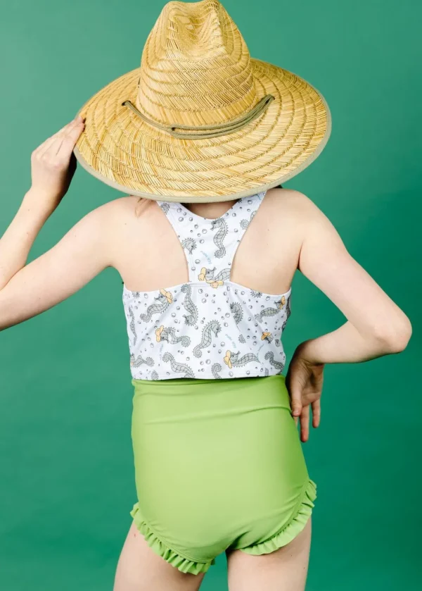Sweet Pea Green | Youth All Ruffled Up Bottoms