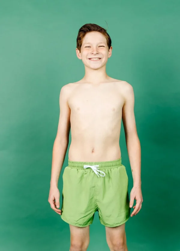 Sweet Pea Green | Youth Retro Shorties