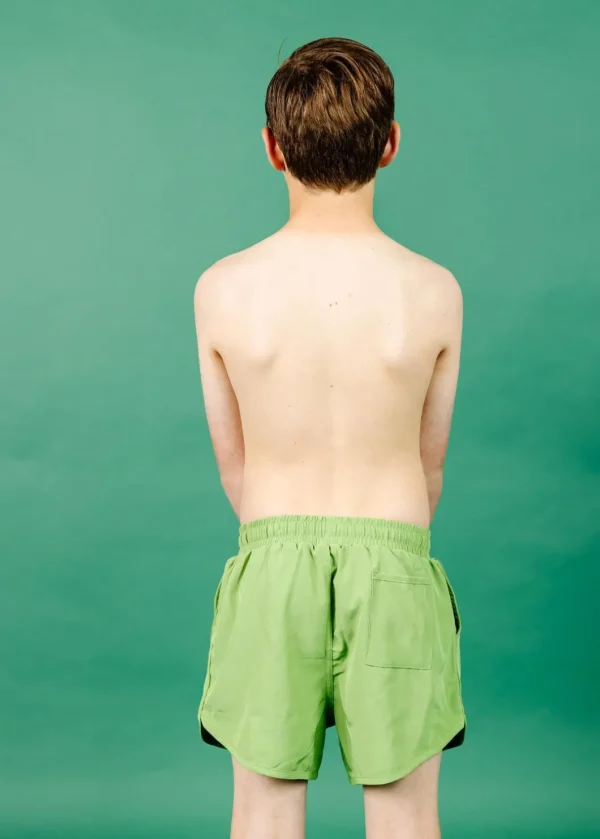 Sweet Pea Green | Youth Retro Shorties