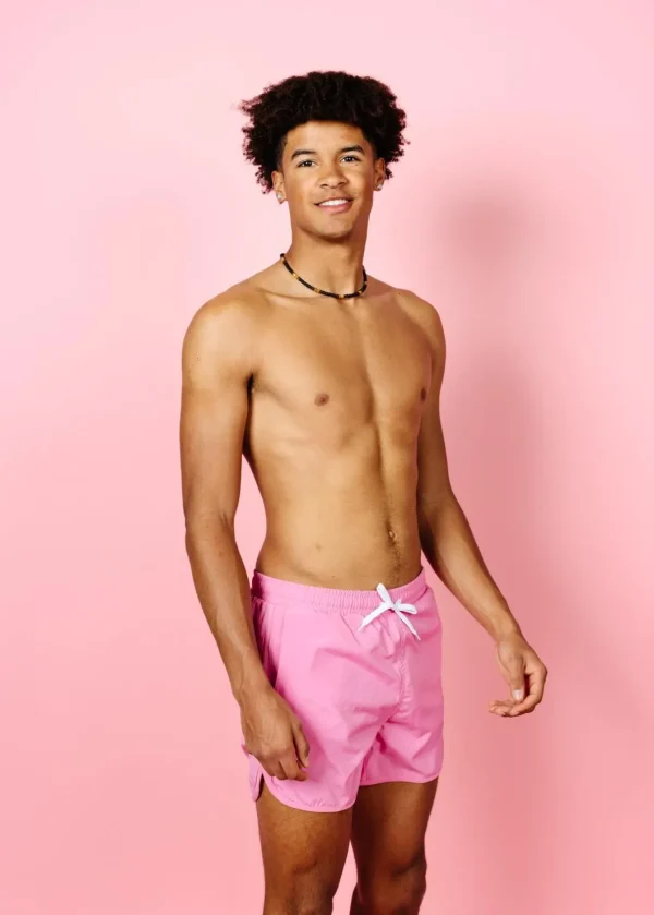 Sweet Pink | Mens Retro Shorties