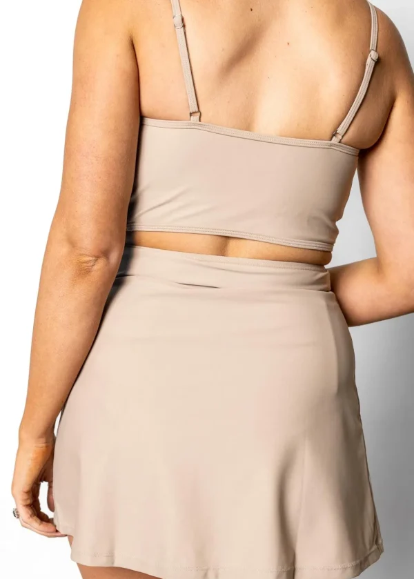 Taupe | Detached High-Waisted Skirt