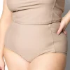Taupe | Extended High-Waisted Bottoms