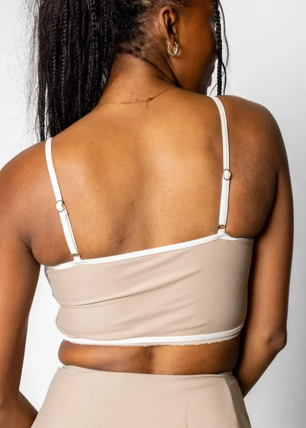 Taupe | Lined Up Top