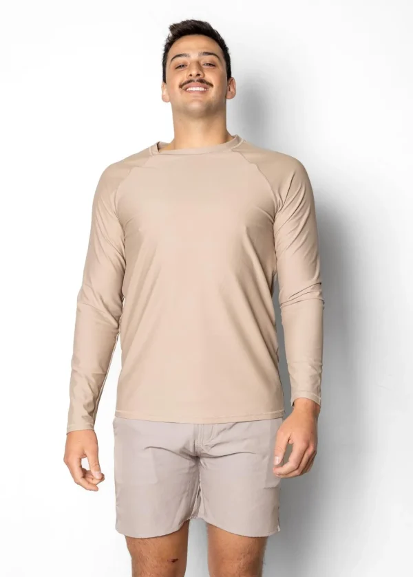 Taupe | Mens Rashguard Top