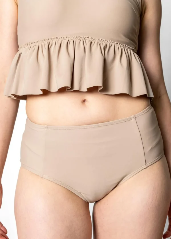 Taupe | Mid-Rise Bottoms