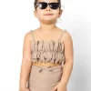 Taupe | Mini Bow Bottoms