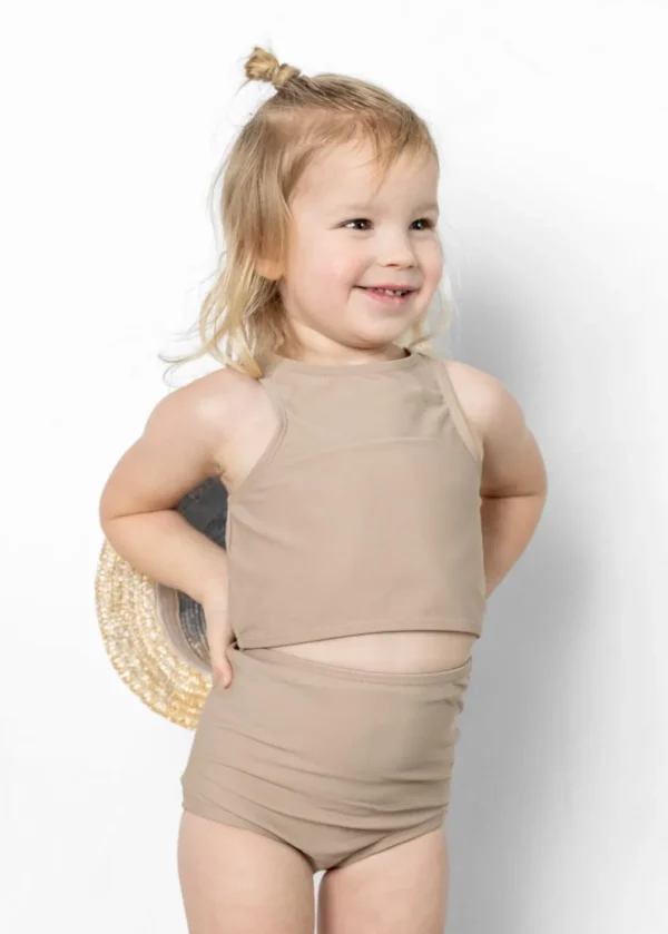Taupe | Mini High-Waisted Bottoms