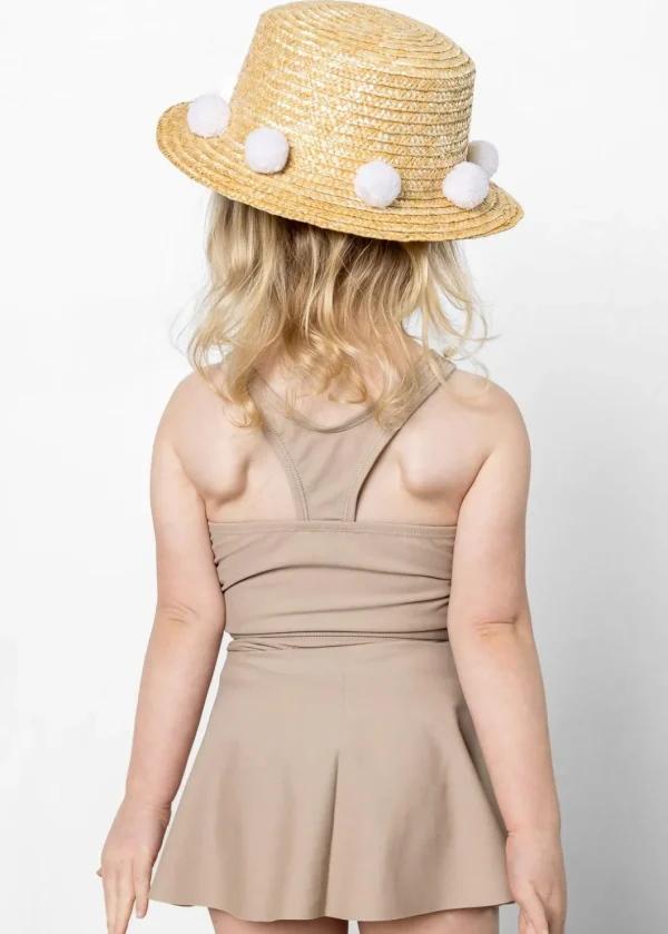 Taupe | Mini Racer Back Top