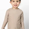 Taupe | Mini Rashguard Top (Unisex)