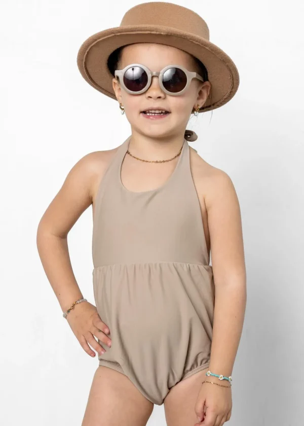 Taupe | Mini Romper One-Piece