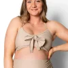 Taupe | Tied-Up Top