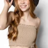 Taupe | Youth Bandeau Top