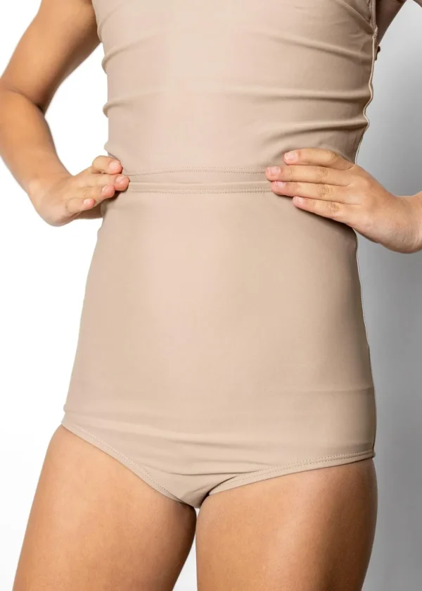 Taupe | Youth High-Waisted Bottoms