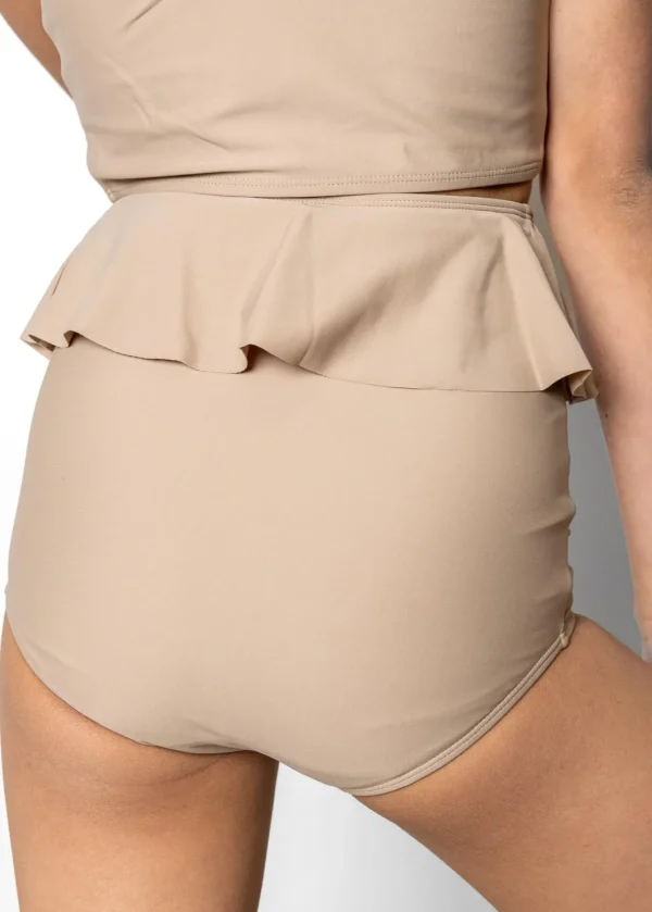 Taupe | Youth Peplum Bottoms