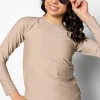 Taupe | Youth Rashguard Top (Unisex)