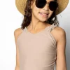 Taupe | Youth Ripple Top