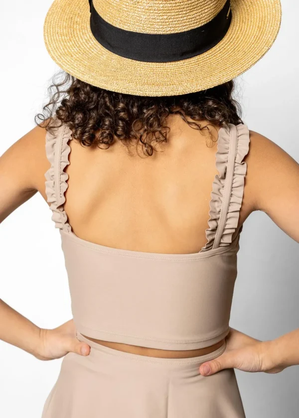 Taupe | Youth Ripple Top