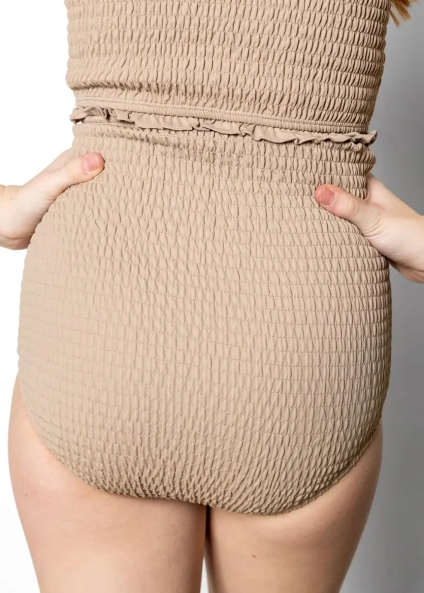 Taupe | Youth Smocked Bottoms
