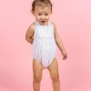 Taupe Dashes | Baby Romper One-Piece