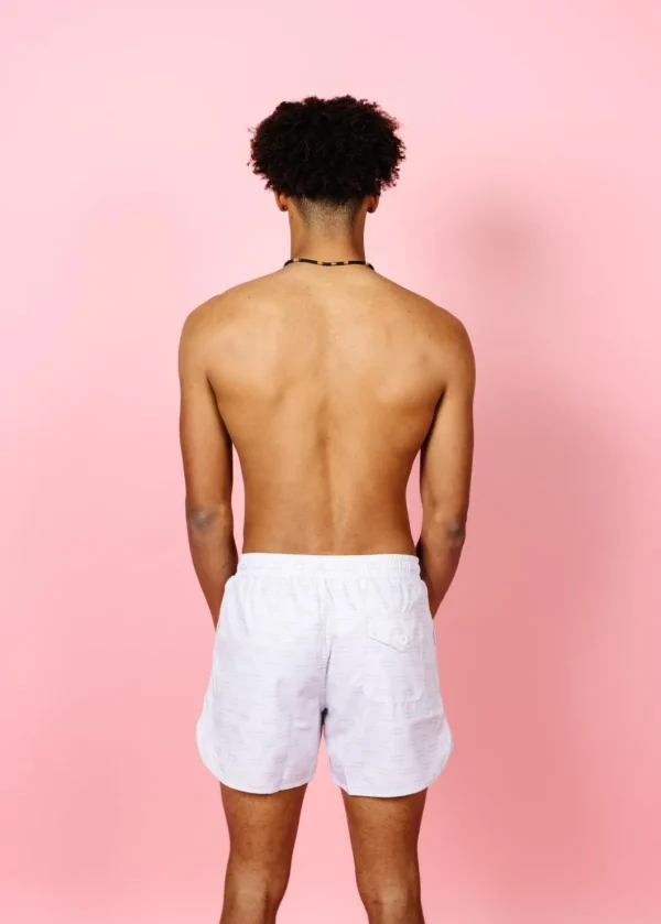 Taupe Dashes | Mens Retro Shorties