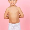 Taupe Dashes | Mini Euro Shorts