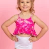 Taupe Dashes | Mini High-Waisted Bottoms