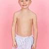 Taupe Dashes | Mini Retro Shorties