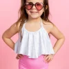 Taupe Dashes | Mini Swing Top