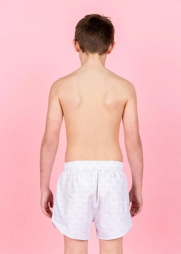 Taupe Dashes | Youth Retro Shorties