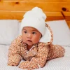 The Marshmallow Snow Suit | Brown Ditsy Floral
