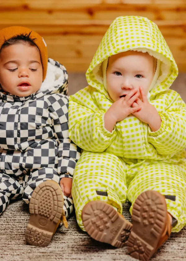 The Marshmallow Snow Suit | Citron Gingham