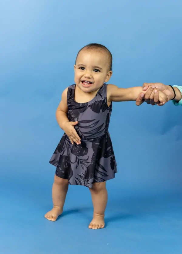 Tropical Night | Baby Skirted One-Piece